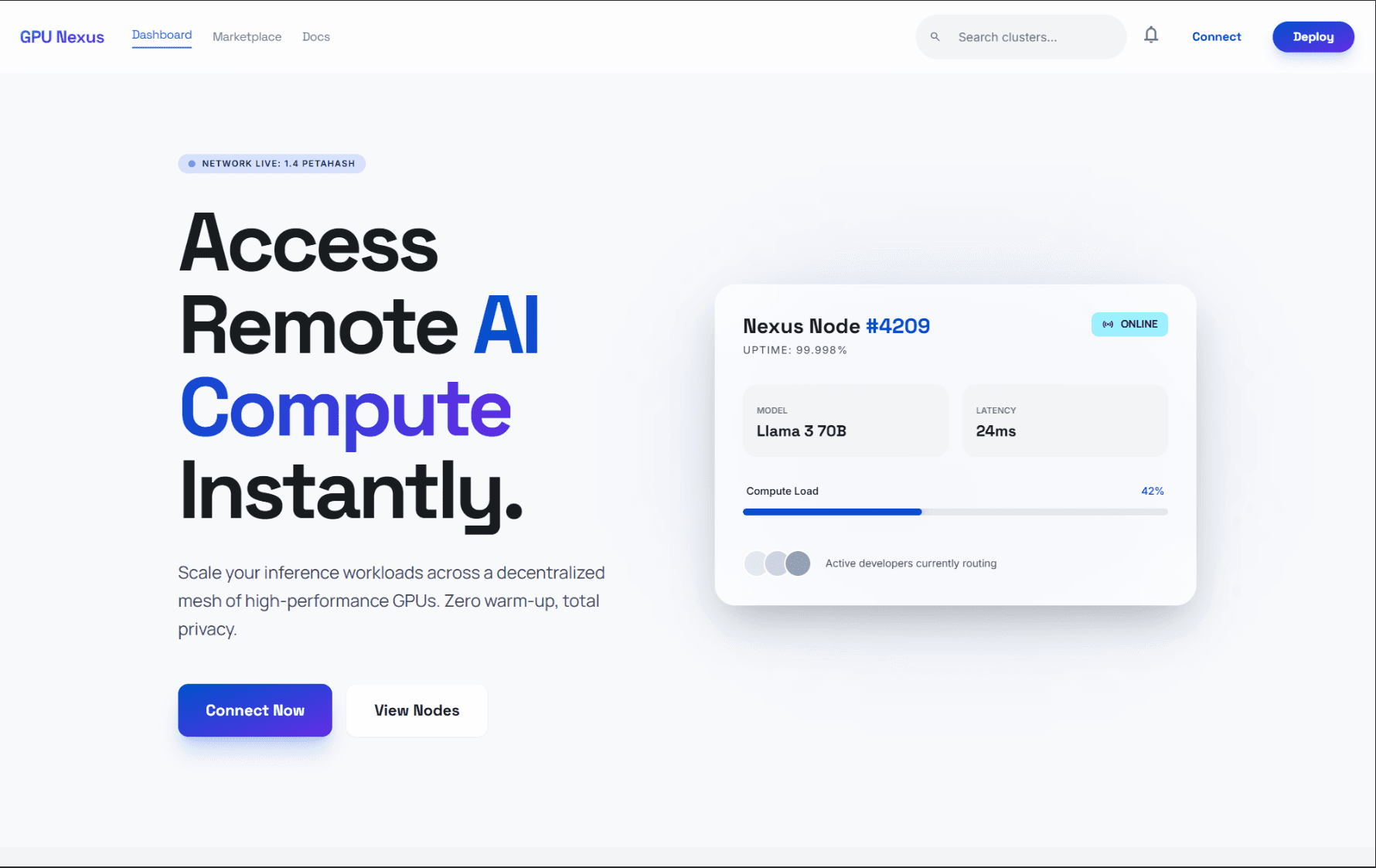 GPU Nexus: Airbnb for LLM Hosting placeholder preview