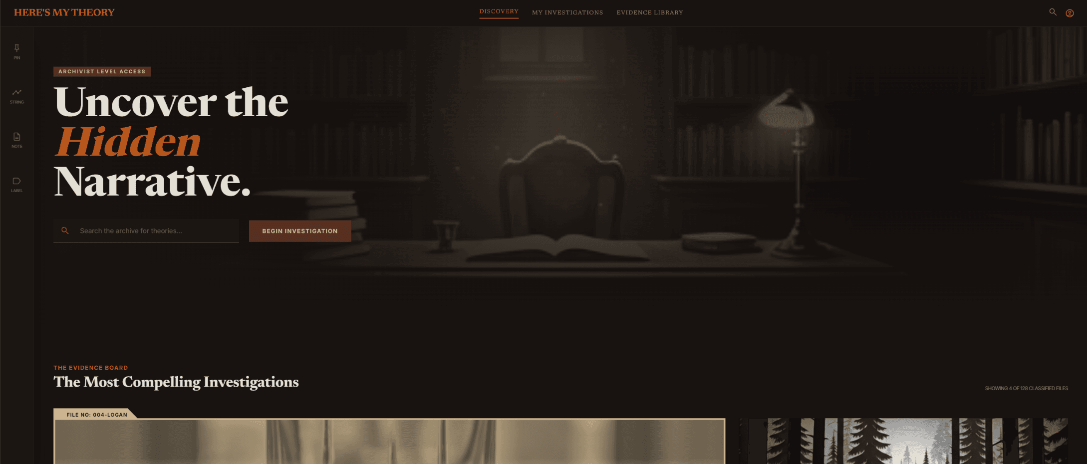 Here's My Theory: TV & Film Theory Builder hero