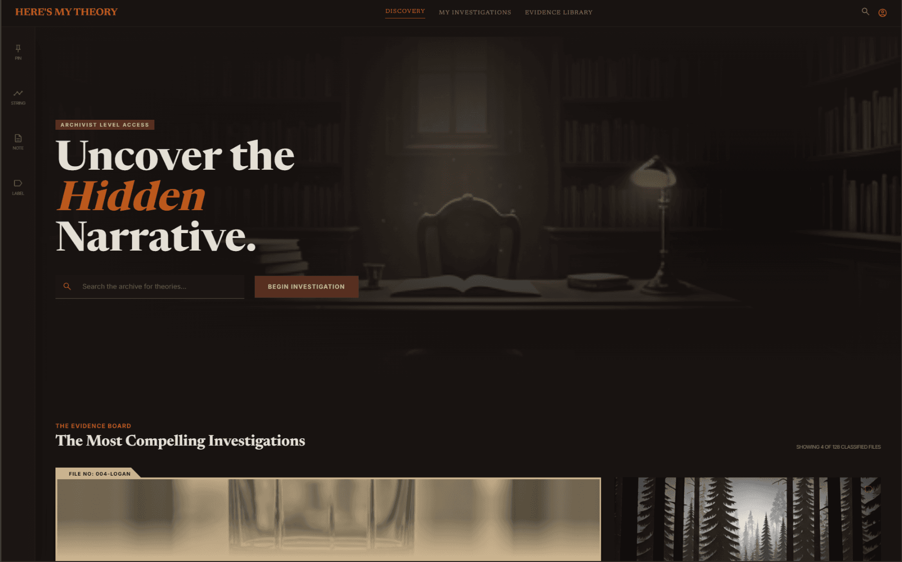 Here's My Theory: TV & Film Theory Builder placeholder preview